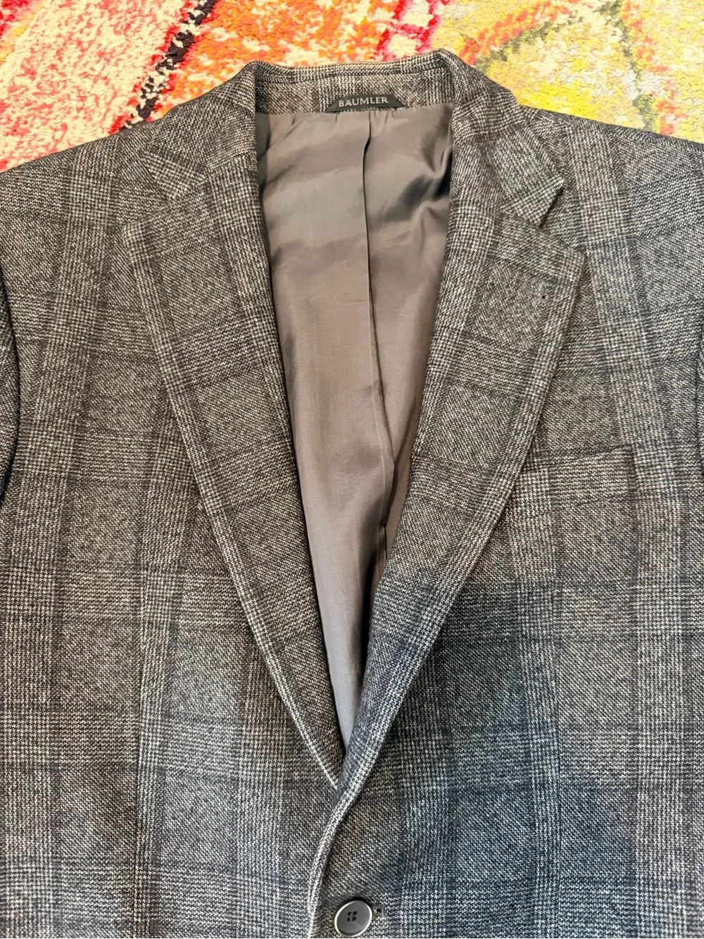 Men’s Vintage Baumler Windowpane Blazer | Iceland Vintage Find